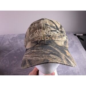 Mathews Solocam Archery Hat Mens Lost Camo Adjustable Baseball Cap Made in USA